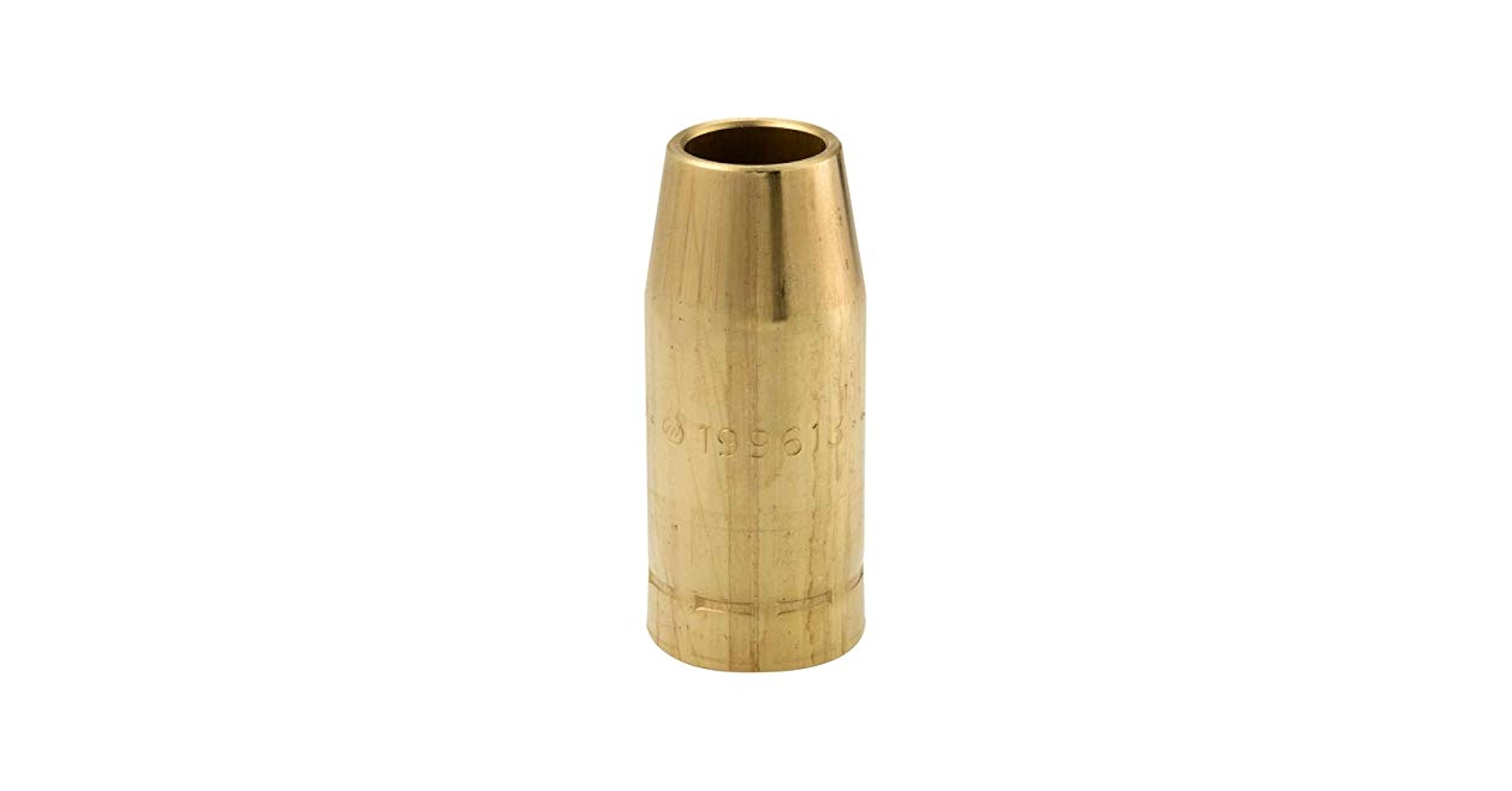 Nozzle, Flush, Bore 5/8 in, Screw on: Arc Welding Nozzles
