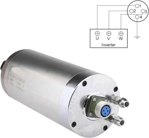 Moteur de broche CNC sans vibration 3.2kw broche refroidi par eau ER20 - 5