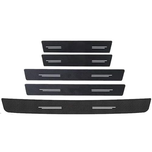 Autocollant Fiat Tipo pedale protection seuil de porte et coffre (5PC)