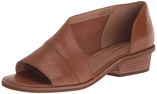 Lucky Brand Women's Serkie Open Toe Slip on Sandal Heeled