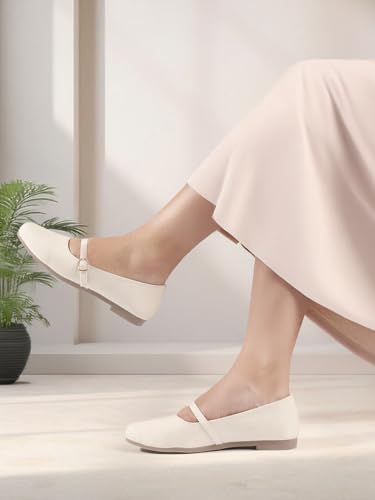 Image of TRYME Trendy Comfortable Mary Jane Ballet Bellies Shoes for Women and Girls
