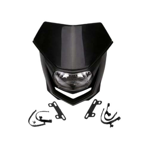 Bombilla halógena H4 de 35W para faro delantero de motocicleta en color negro
