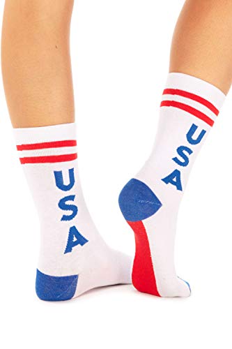 Image of Tipsy Elves Women's USA Women's Retro USA Socks Size One Size