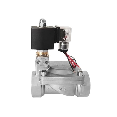 Électrovanne DN32 inox AC220V vanne solénoïde haute pression eau air