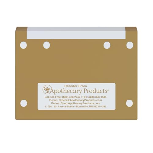 Apothecary Products Inc. Heavyweight Prescription File Folders, Tan, 100 Count by APOTHECARY PRODUCTS - Used condition - US$14.04