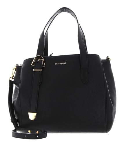 Coccinelle Gleen Handbag Grained Leather Noir