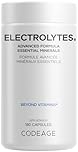 Electrolytes Supplement – Vegan Electrolyte Tablets w Magnesium, Potassium, Calcium & Salt - Electrolyte Powder Salt Pills & Drink Hydration Supplements – Non-GMO, Keto Diet -180 Capsules