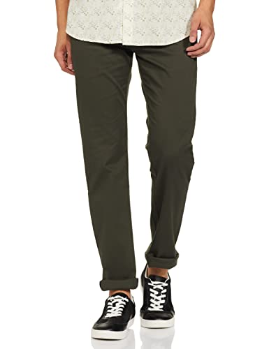 Image of Peter England Men's Slim Casual Pants