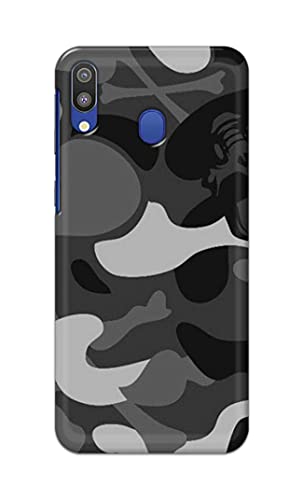 Image of Printed Hard Back Cover Case for Samsung Galaxy M20 Back Cover (Army Pattern) -1302