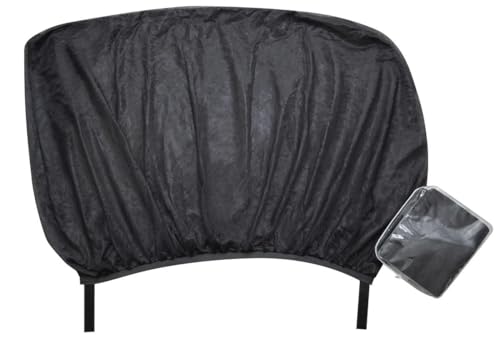 WALSER CarComfort Pare-Soleil Voiture, 2 pièces Pare-Soleil latéral, Pare-Soleil Universel Enfants, Protection UV Voiture, Pare-Soleil fenêtre latérale Noir