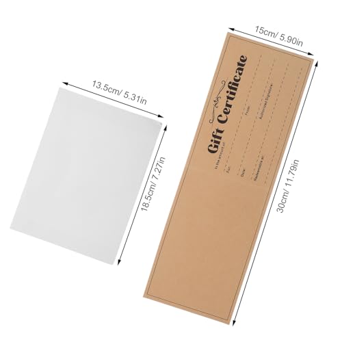 Chèques cadeaux pour Noël en lot de 25 pour invitations - 2