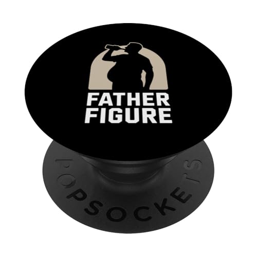 Funny Father Figure Beer Belly Dad Bod PopSockets Adhesive PopGrip