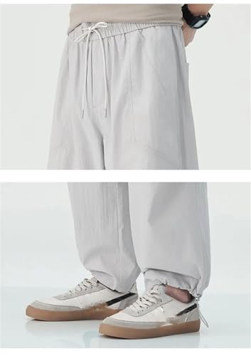 Men's Pants Classic Baggy Casual Stretch Cotton Male Trousers High Pant3