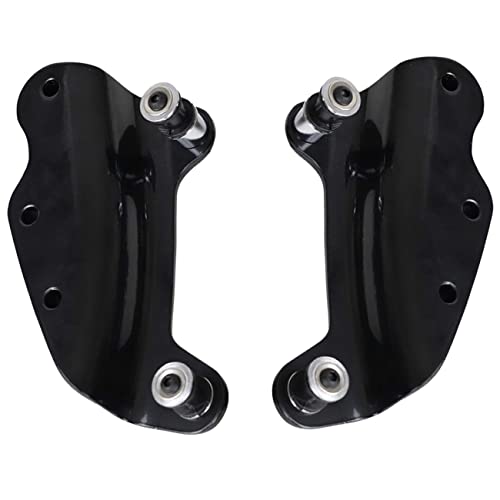 Aufer Black 4-Point Docking Hardware Kit Compatible With For Touring Road King Road Glide Street Glide Electra Glide 2009-2013 #TOP3