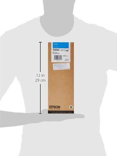Epson T6062 Tintenpatrone, Singlepack, cyan, 220 ml