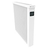 AeroFlow Elektroheizung COMPACT 1300 mit Schamottekern FlexiSmart-Displayregler elektrische Zusatzheizung, Nachtspeicher Ersatz, Elektroheizkörper-Heizgerät