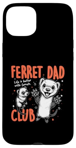 Ferret Dad Club �y�b�g �j�� ���̓� �X�}�z�P�[�X iPhone 15 Plus �p