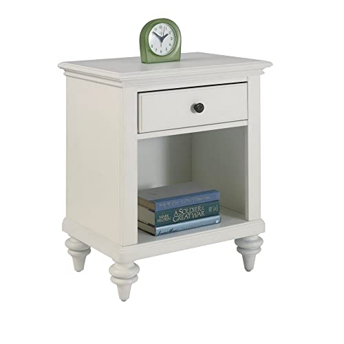 Homestyles Bermuda White Nightstand by homestyles - Used condition - US$71.72