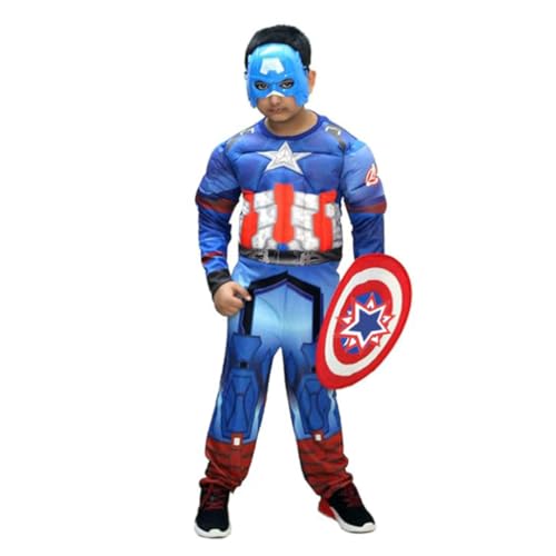 Image of Kaku Fancy Dresses Superhero Costume for Kids - Fancy Dress Outfit for Birthday, Halloween, Role Play