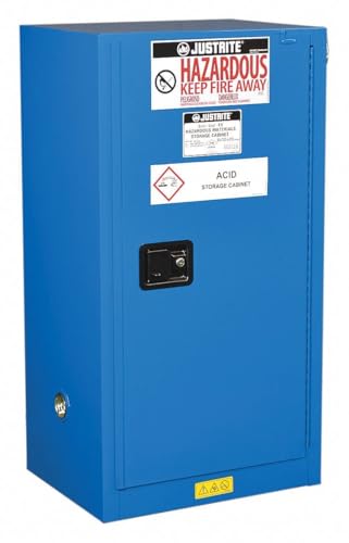 Image of Justrite Piggyback Hazardous Material Steel Safety Cabinet, 15 Gallon