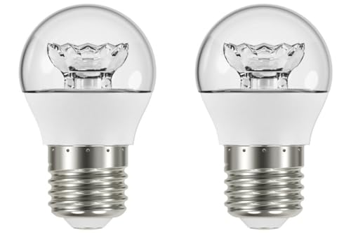 Image of LEDVANCE Osram 4.9 Watt E27- Dimmable- Led Lamp- Screw /Thread Type Lamp /Bulb- Round- Warm White 2700K- Pack of 2