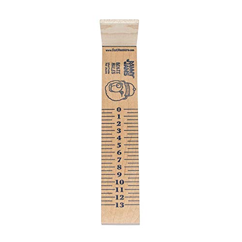 Infant and Toddler Shoe Sizer: Foot Measuring Device for Kids- Wood, Size 0-13 US - Thumbnail 5