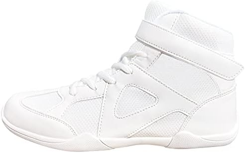 Danzcue Mid Top White Cheer Shoes 