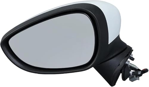 Capuchon protection de rétroviseur extérieur blanc et miroir gauche Ford Fiesta MK7 2013-2017