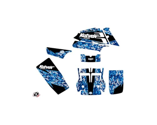 Kit deco quad Yamaha Banshee KUTVEK azul compatible con modelos de 1987 a 2023 2