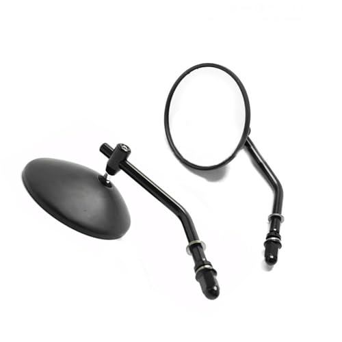 Für Harley Für Davidson Fatboy Road King Forty-Eight RH975 Softail Iron 883 Dyna Motorrad Rückspiegel Eisen ABS Schwarz Chrom Spiegel