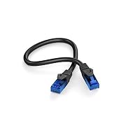 KabelDirekt – LAN-/Netzwerkkabel 10er-Set – 0,25m – Gigabit, RJ45, Schwarz – Ansicht 7