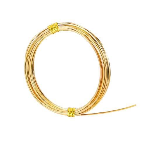 Fil de cuivre carré 1mm laiton jaune doux fil métallique de loisir créatif