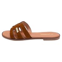 LES TROPEZIENNES PAR M. BELARBI Damen Hamiga Stadtschuhe, Pantolette und Clog, Cognac, 41 EU