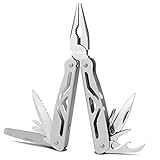 Multitool Pliers, 12-in-1 Hard Stainless Steel Foldable Multi Tool, Pocket Knife Camping Tool, Multi
