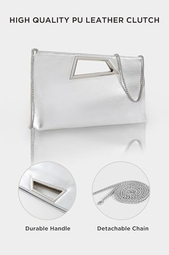 Image of Coucoland Clutch Purse for Women - Evening Bags PU Leather Glitter Fashion Purse Handbag for Wedding Party Daily | PU Leather