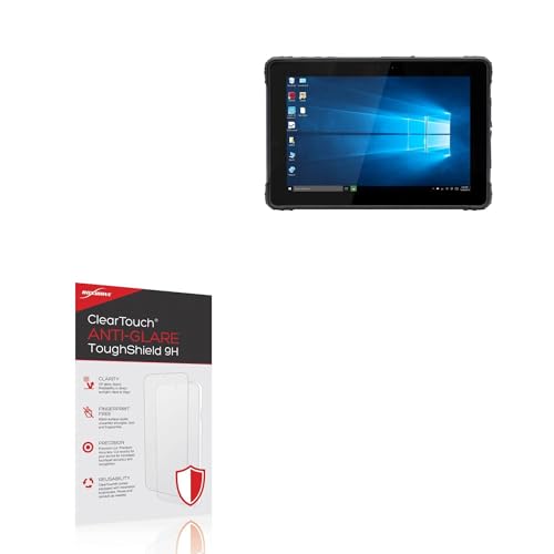 BoxWave Screen Protector Compatible With Unitech TB110 - ClearTouch Anti-Glare ToughShield 9H (2-Pack), Anti-Glare 9H Tough Flexible Film Screen Protector