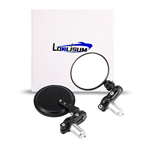 Specchietti retrovisori moto manubrio 7/8" Bar End specchi pieghevoli CNC