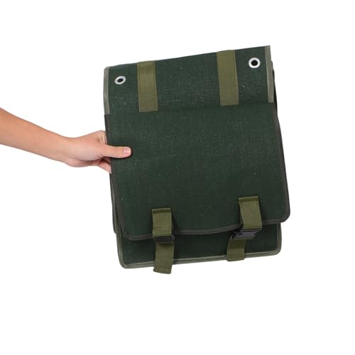 Bolsa Sillín Moto Lona Resistente y Ajustable para Equipaje 4