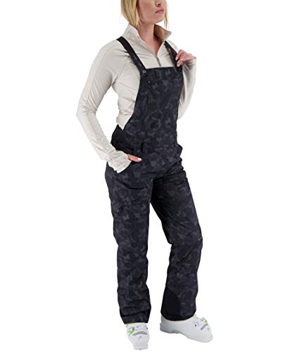 Obermeyer Malta Bib Overalls Dark Denim Camo 2 S #TOP21