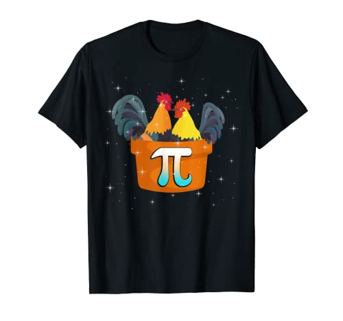 Pi Day Chicken Pi Pot Math Teacher Geek Mathematics Major T-Shirt