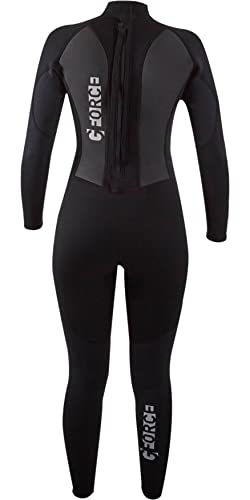 Gul Womens G-Force 3mm Back Zip Wetsuit, Black, 100% D-Flex panels for durability - Image 2