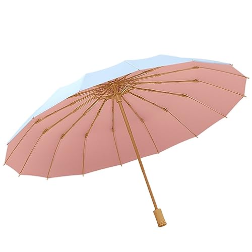 Parapluies pliants manuels de voyage équipement pluie femmes robuste
