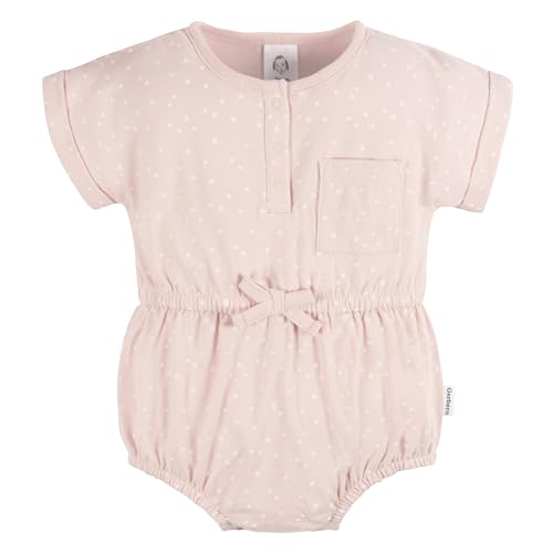 Gerber baby-girls Sleeveless and Short Sleeve Romper Set3