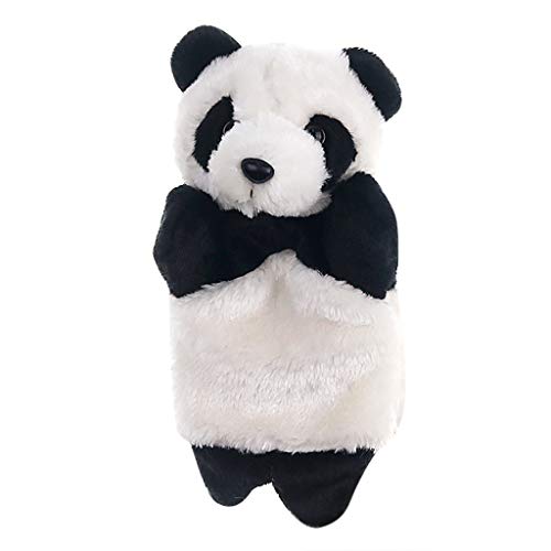 Panda Hand Puppet Toy - Cute Cartoon Animal Doll Kids Glove Hand Puppet Panda Plush Finger Toys - Soft Puppy Stuffed Animal Hand Puppet Toys for Puppet Show Games & Puppet Theaters for Kids