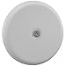 Jones Stephens C95004 High Impact Plastic 4 1/4" Flat Design Cleanout Cover Plate, Small, White