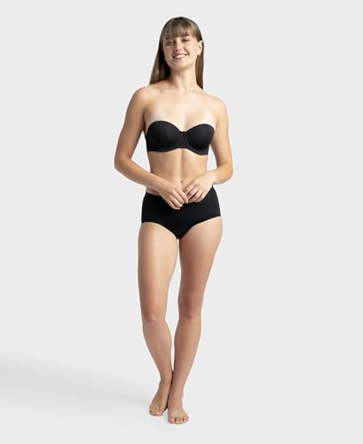 Image of Jockey 1831 Strapless Bra | Under-Wired | Padded | Full Coverage with Multiway Styling| Soft Touch Microfiber Nylon Fabric