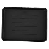 DECOMELODY Gusseisen Grillplatte Rechteckig Klein Schnelle und Gleichmäßige Hitzeverteilung für...