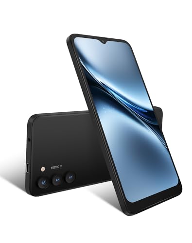 XGODY X36 Handy Ohne Vertrag, 6,52' 4G Dual SIM Smartphone, Schwarz | 3GB RAM + 32GB Speicher, bis 256GB microSD, 4200mAh Akku, 13MP + 5MP Kamera, Android 15 Go Octa-Core, Face ID & GPS