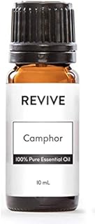 Camphor Essential Oil by Revive Essential Oils - 100% Pure Therapeutic Grade, for Diffuser, Humidifier, Massage, Aromatherapy, Skin & Hair Care