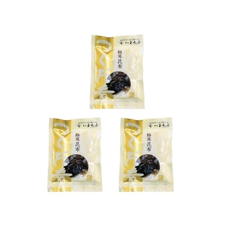 新橋玉木屋 椎茸昆布 70g×3個 佃煮 江戸前佃煮 常温保存 無添加 ご飯のお供 老舗